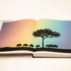 two page spread of Africa wildlife photograph in Animal photo book